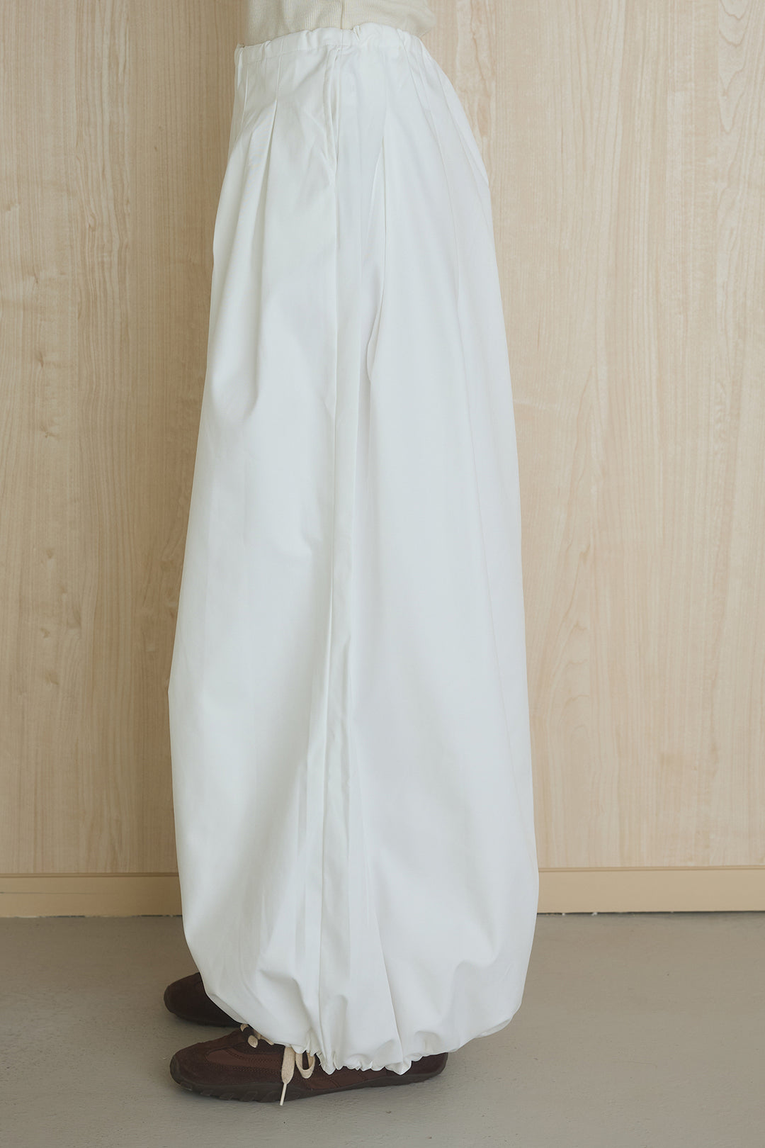 [SET]ビッグポケットシャツ+裾絞りワイドパンツ(2set)