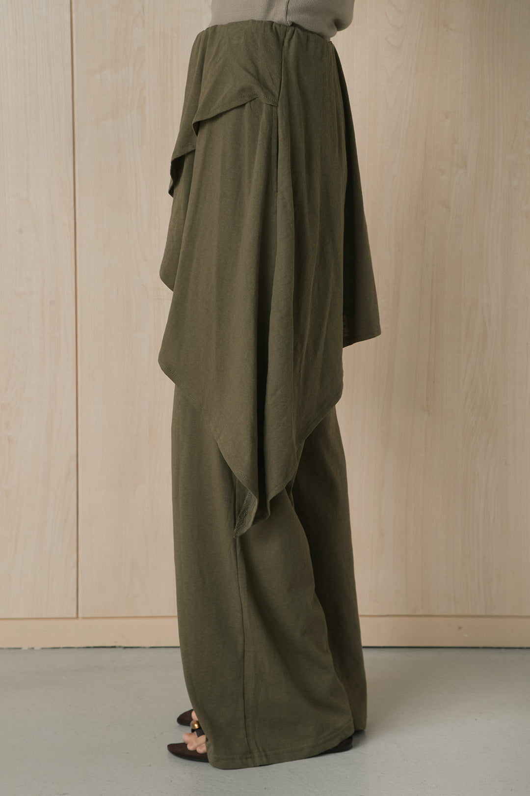 スカート付きカットパンツ