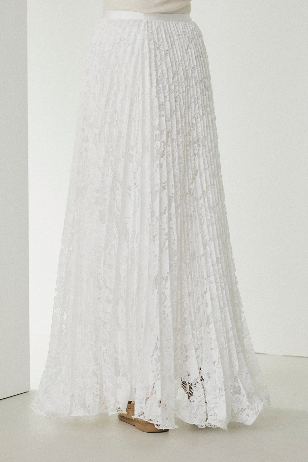 リラックスプリーツスカート