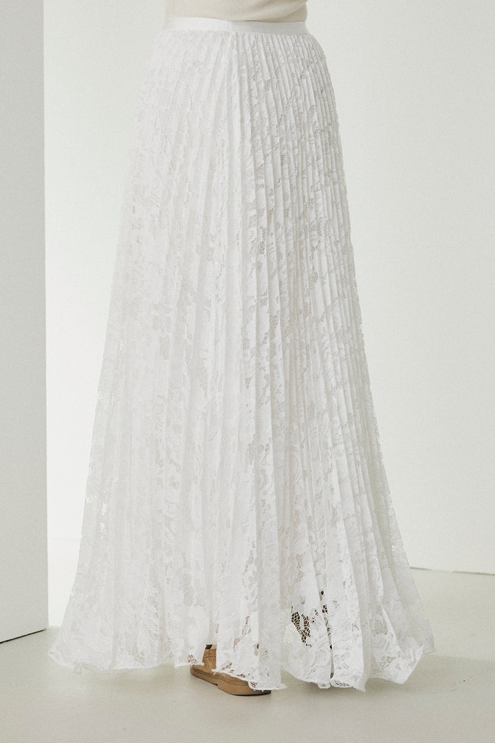 リラックスプリーツスカート