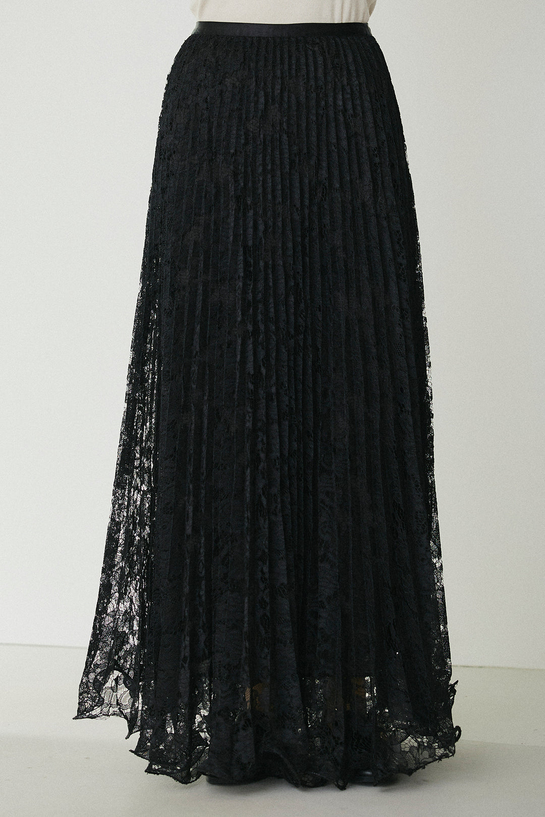 [SET]リネンブレンドシアーサファリシャツ+リラックスプリーツスカート(2set)