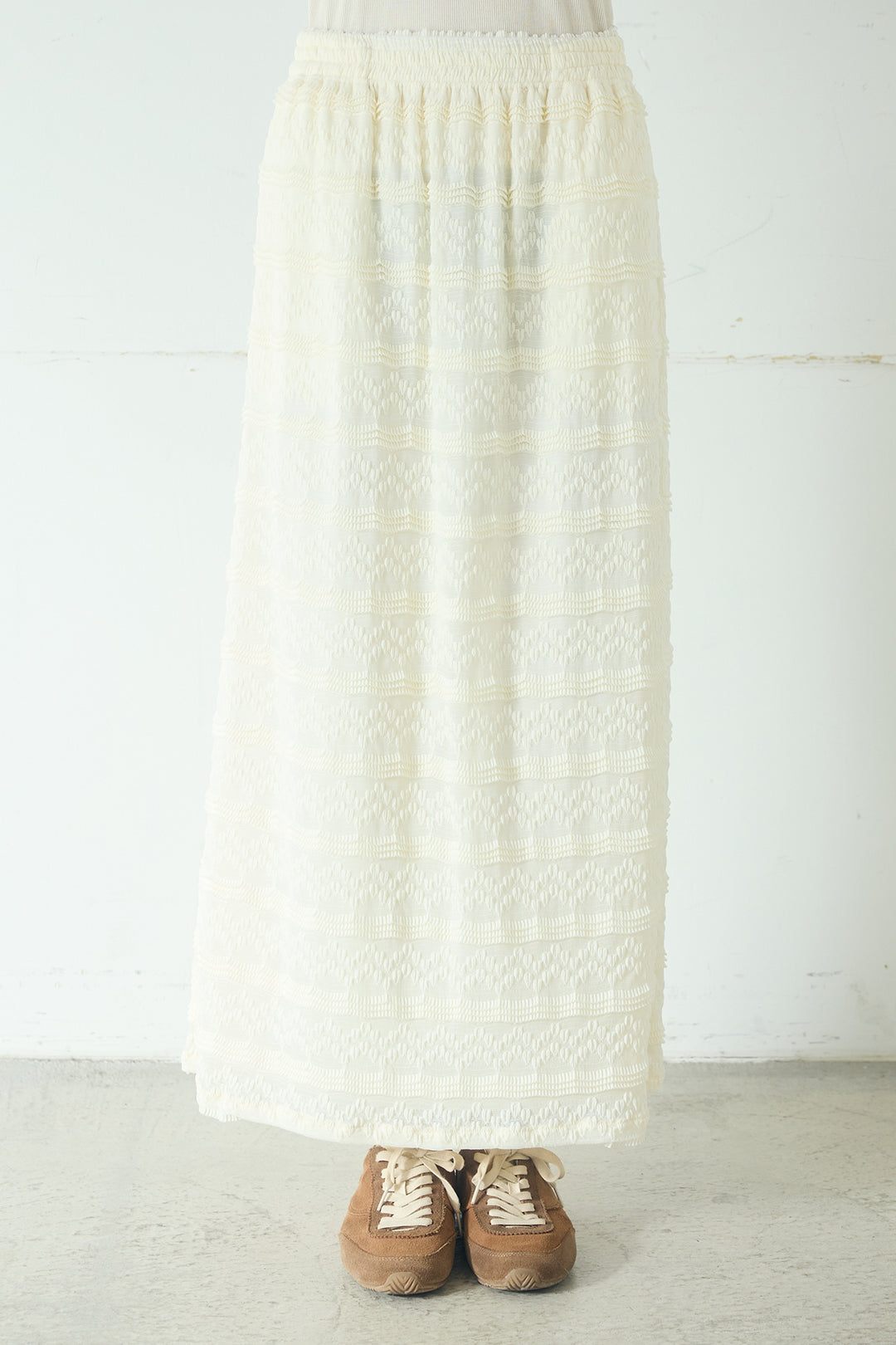 [SET]デニムオーバーサイズジャケット+ジャガードカットソータイトスカート(2set)