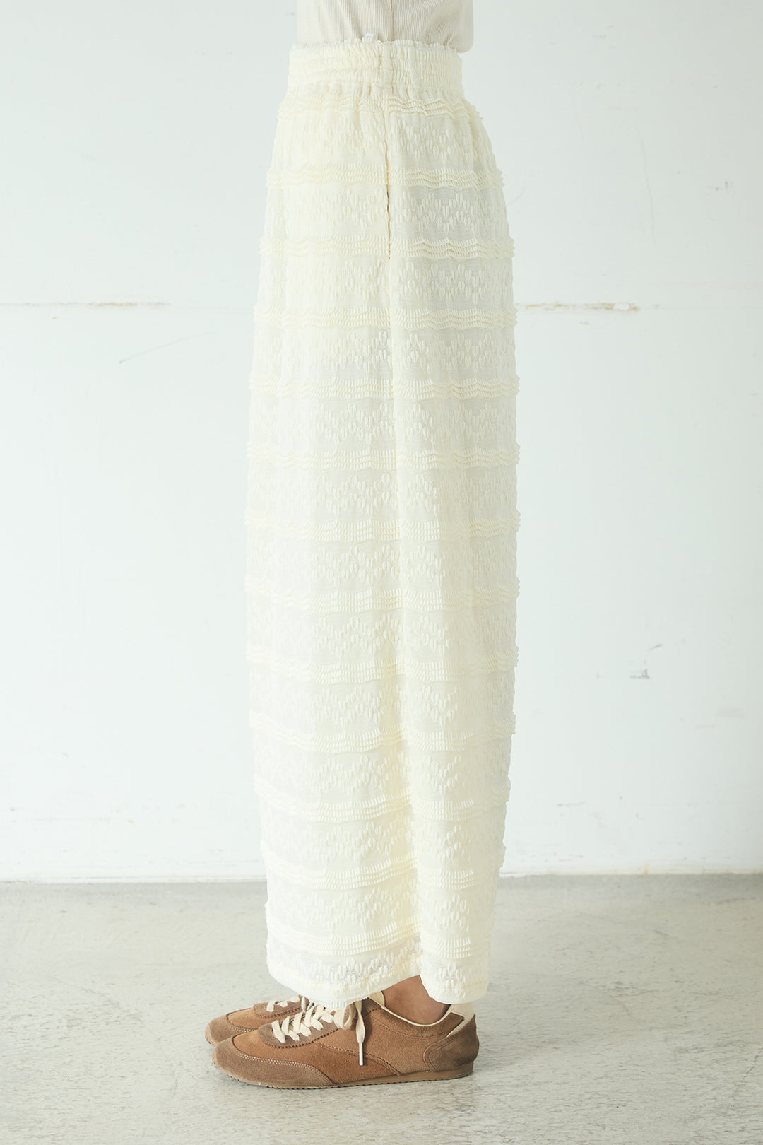 [SET]ナイロンツイルフィールドジャケット+ジャガードカットソータイトスカート(2set)