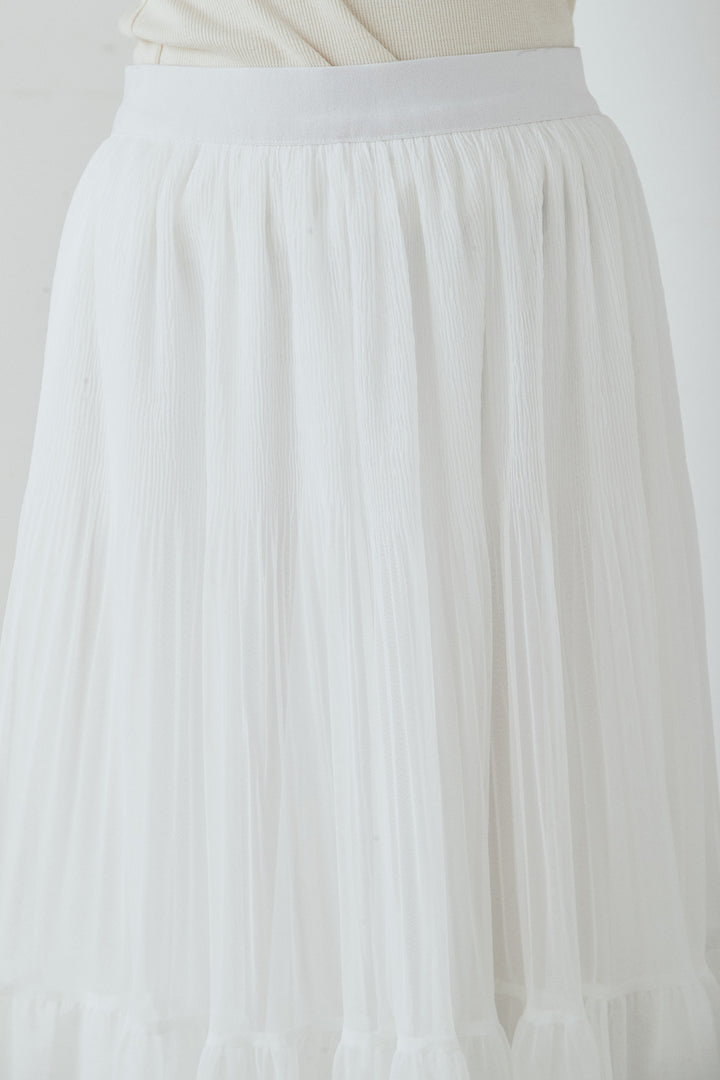 ボリュームシルエットチュールスカート