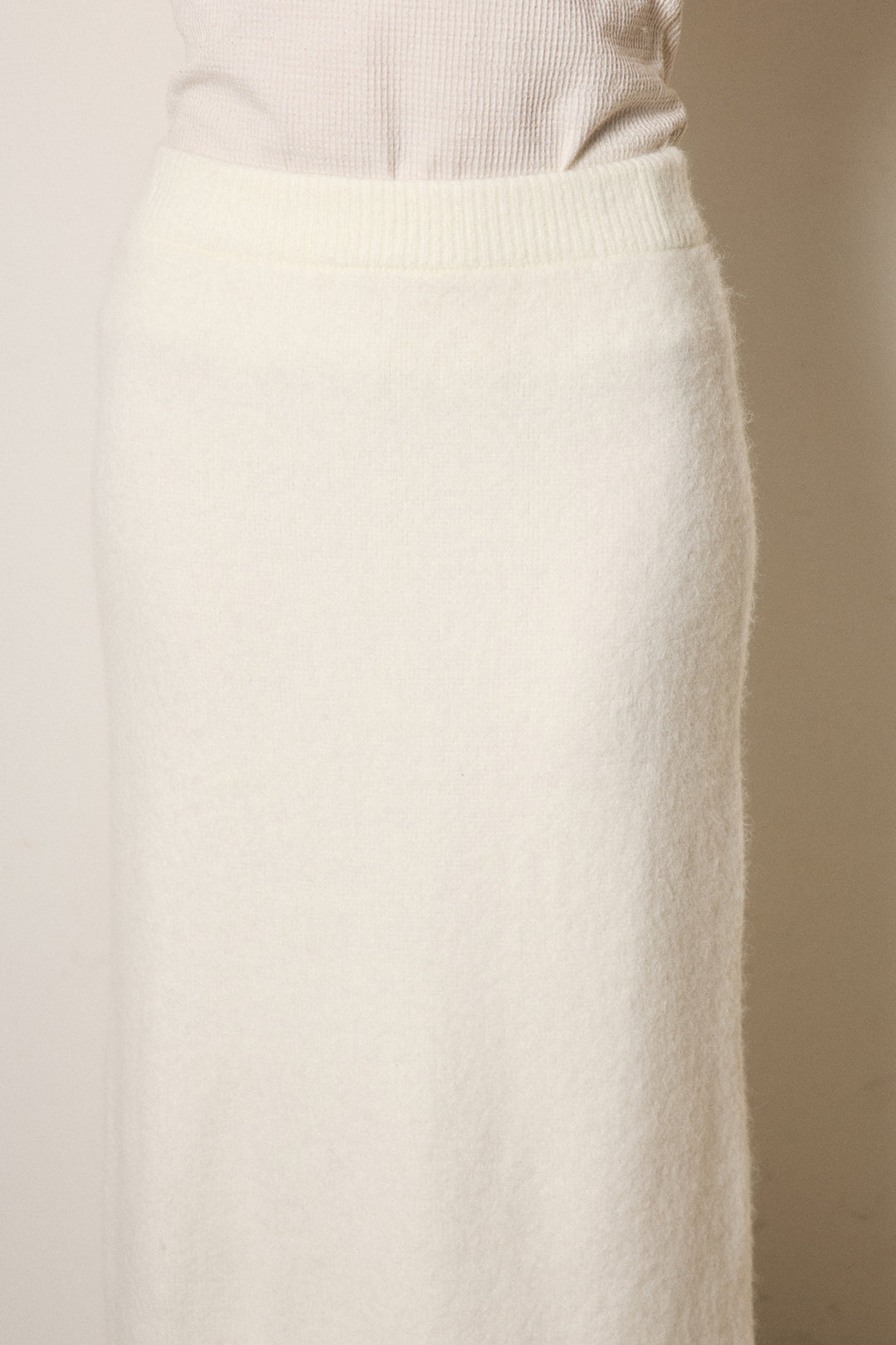 起毛ニットロングスカート