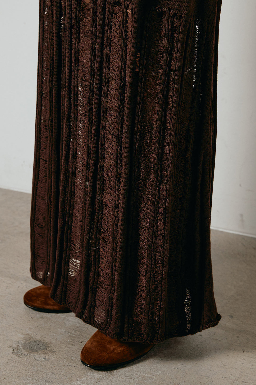 裾シアーリブスカート