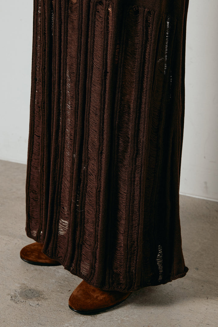 裾シアーリブスカート