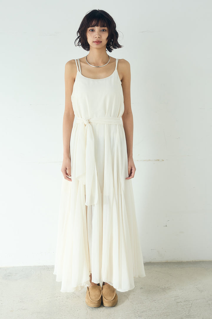 シアーフリルキャミワンピース