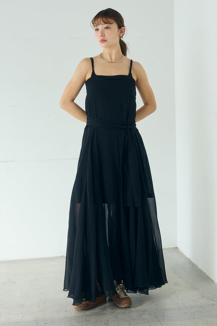 シアーフリルキャミワンピース