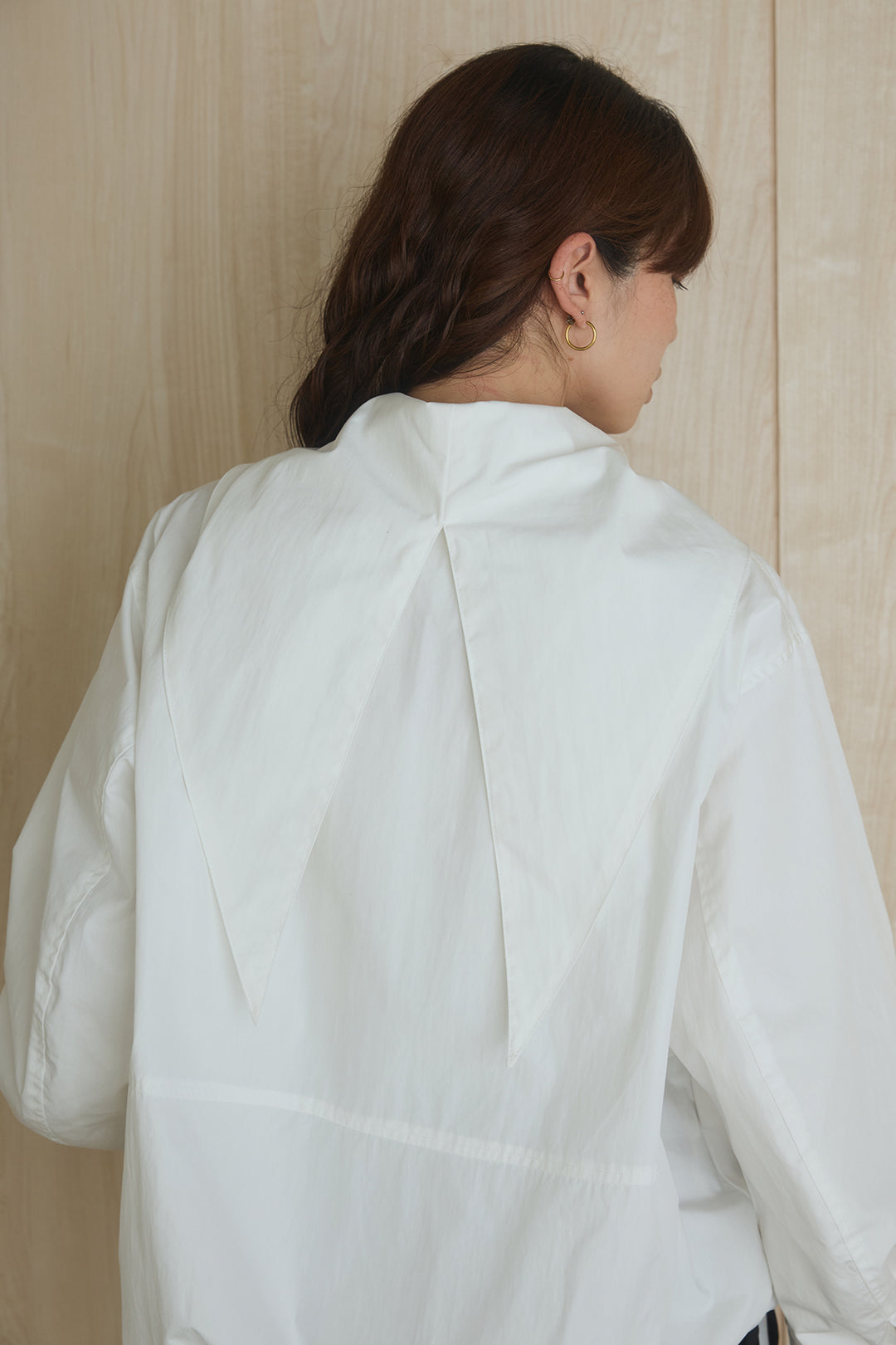 ビッグカラーダブルジップアウター