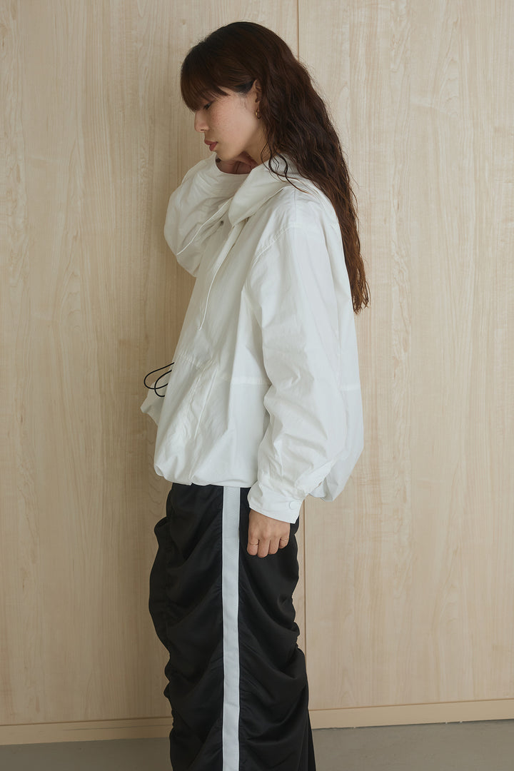 ビッグカラーダブルジップアウター