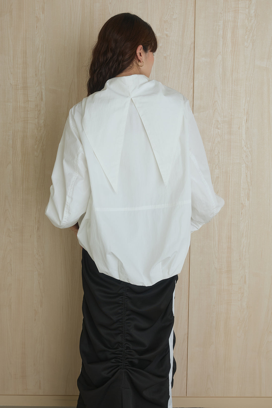 ビッグカラーダブルジップアウター