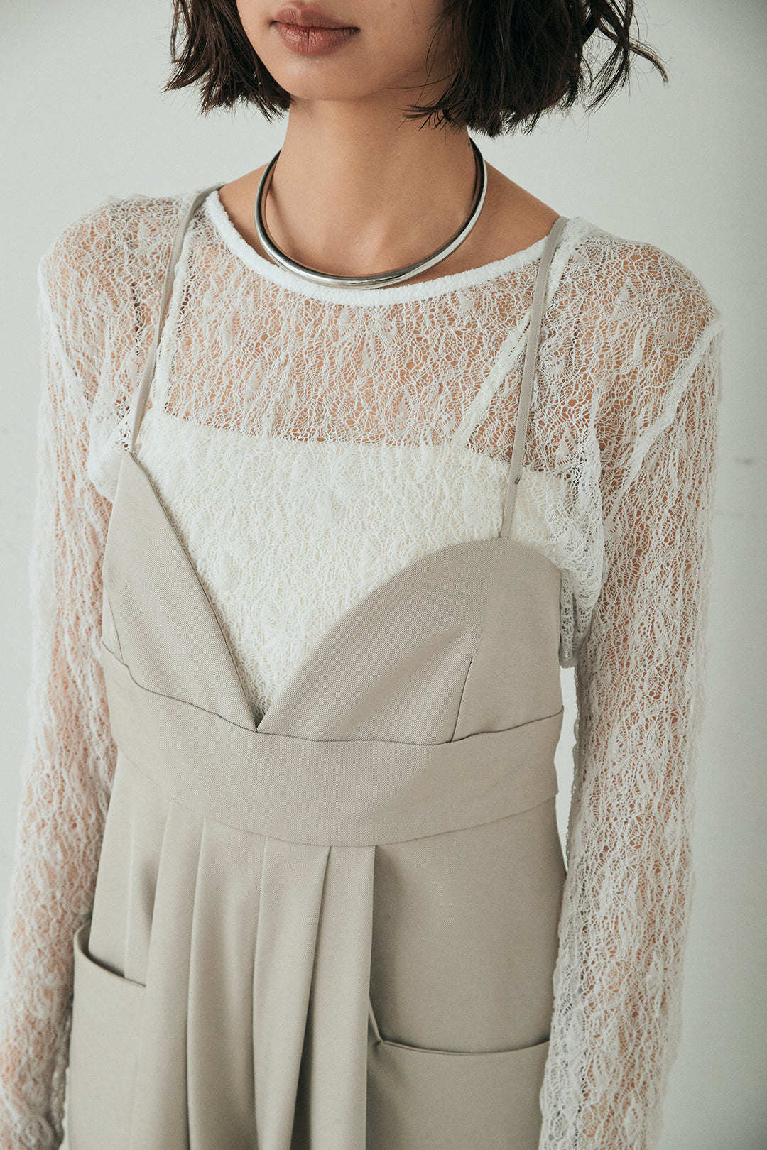 キャミロングオールインワン