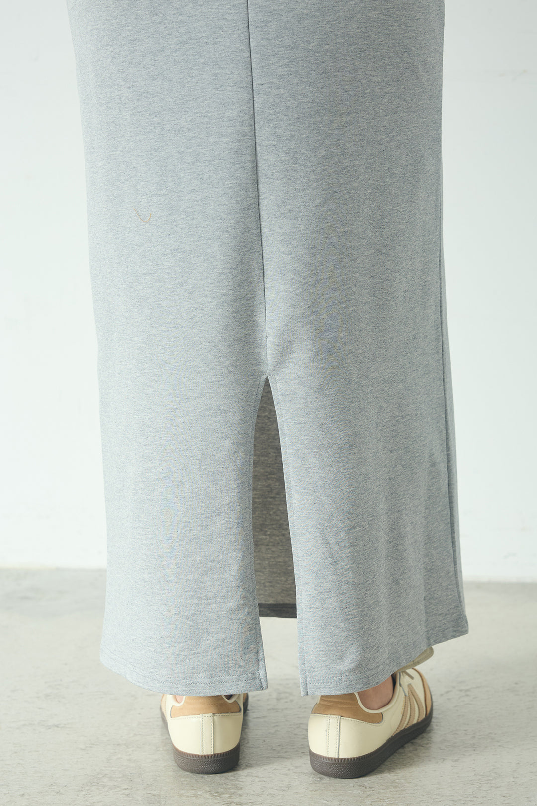 [SET]デニムダブルジップパーカーブルゾン+レイヤード見えヘンリーネックロングワンピース(2set)