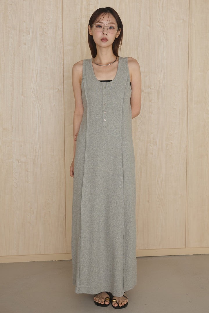 [SET]メッシュテーラードワイドジャケット+ノースリロングワンピース(2set)