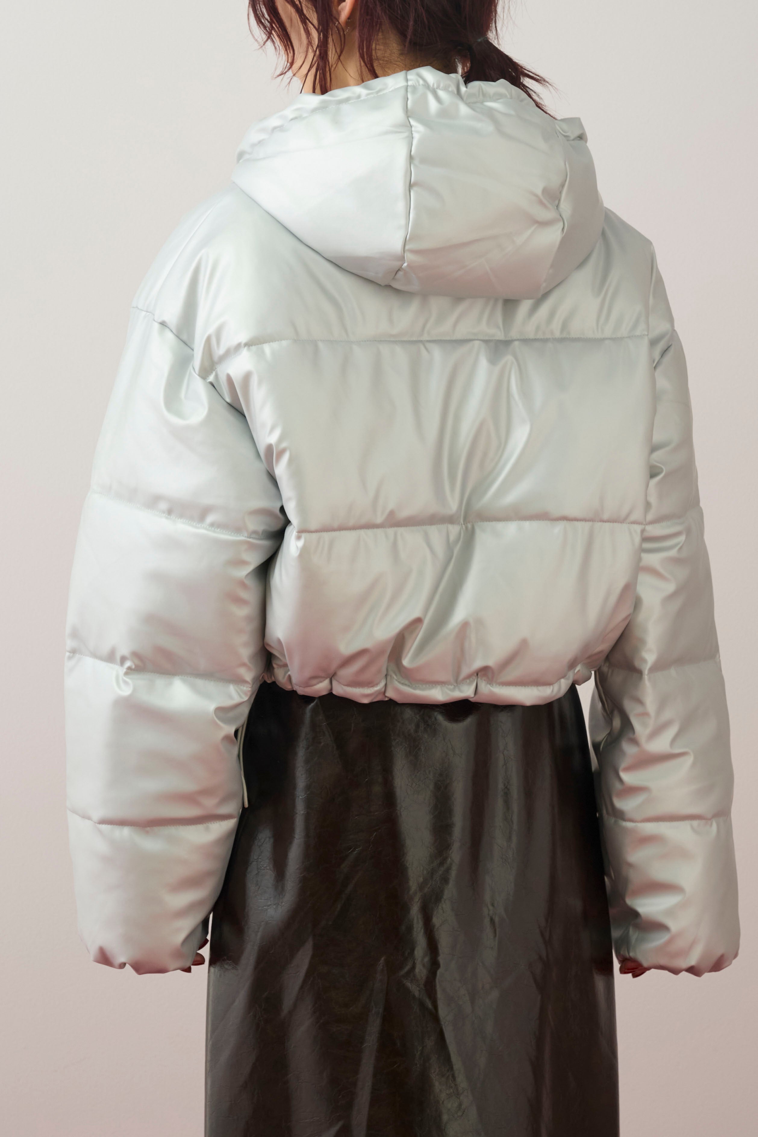 ファイバーダウンフードジャケット/シルバー – ESICA