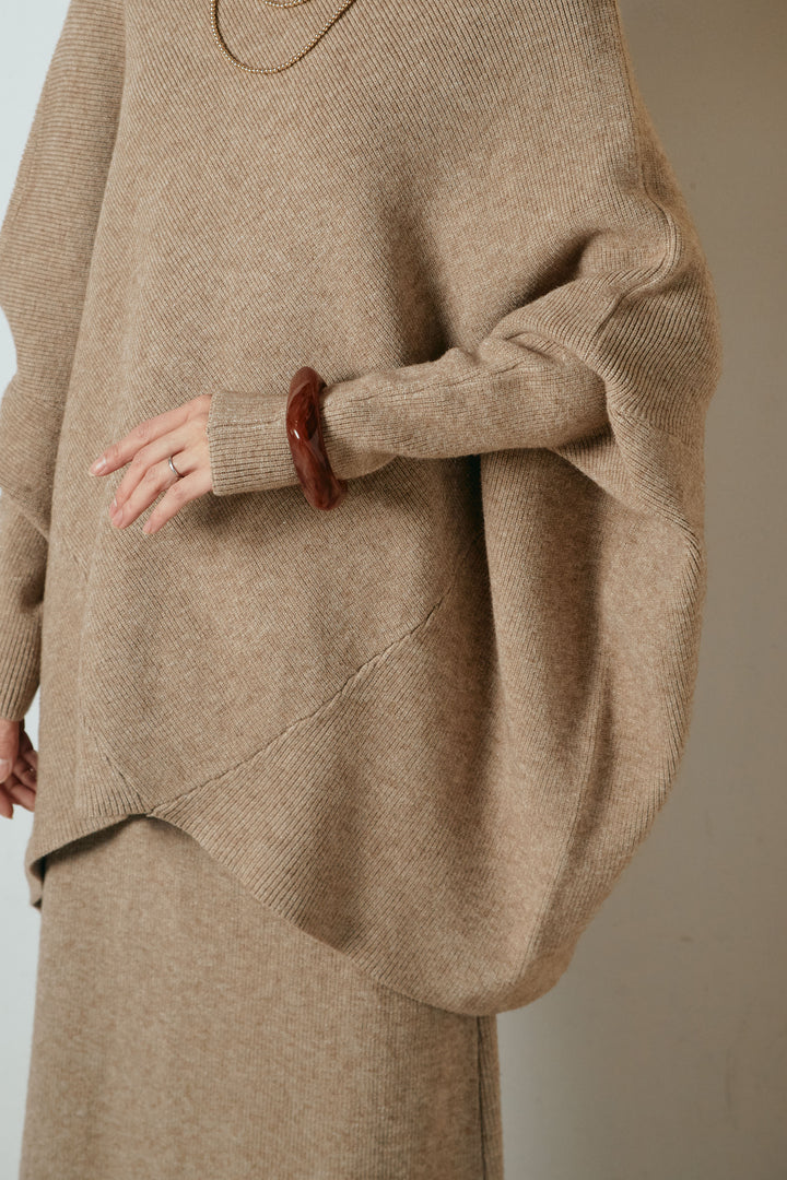 [SET]ドルマンニットスカートSETUP