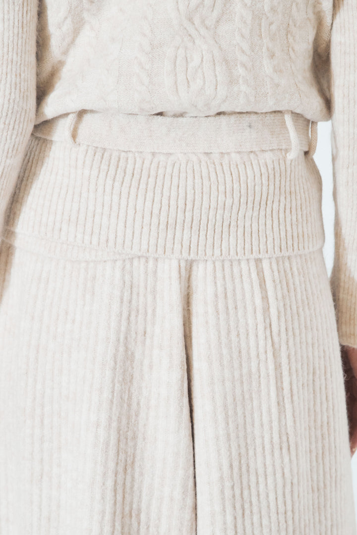 [SET]3ピースハイネックニットベストSETUP