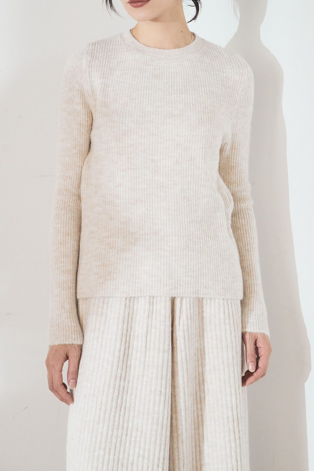 [SET]3ピースハイネックニットベストSETUP