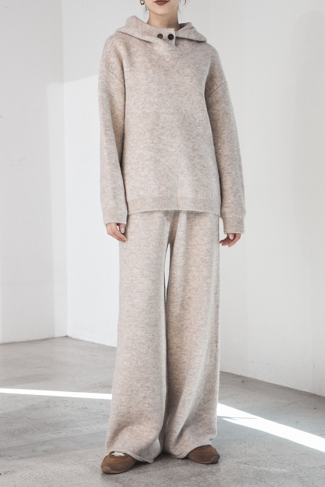 [SET]ハイネックニットフーディーSETUP