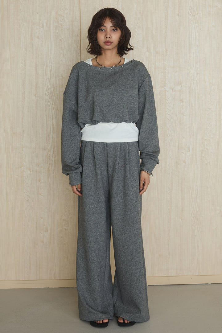 [SET]レイヤード見えスウェットSETUP