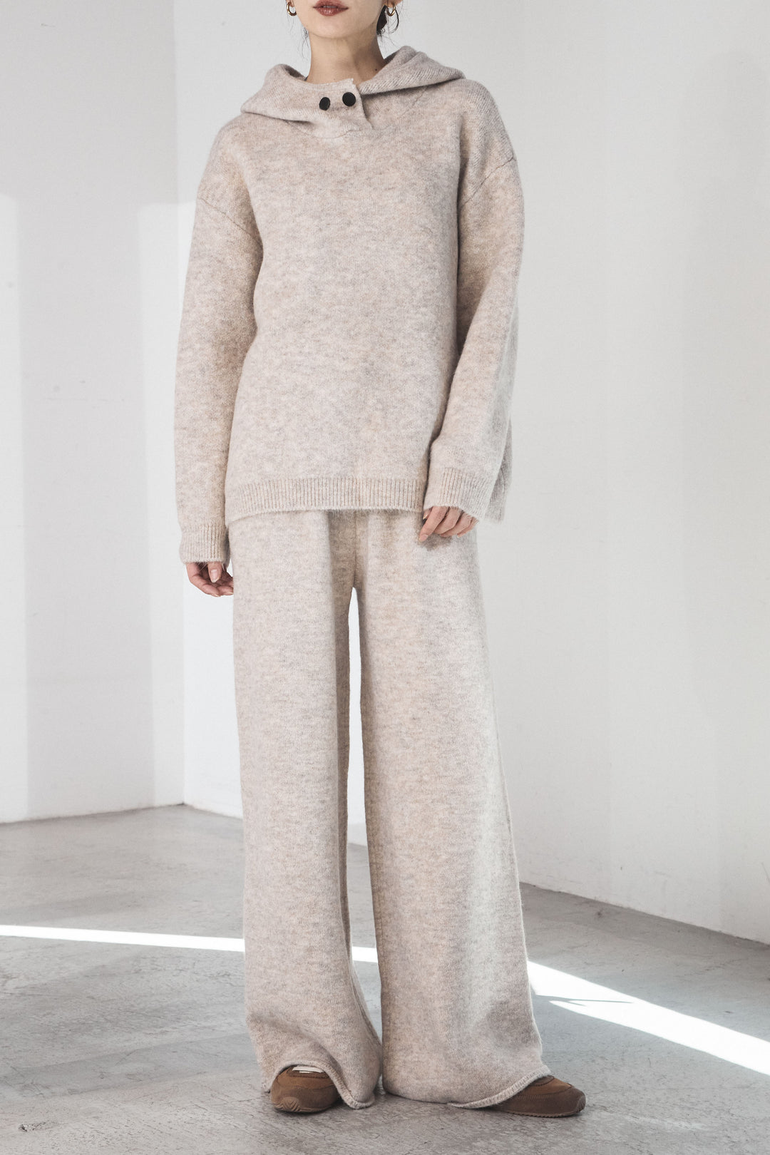 [SET]ハイネックニットフーディーSETUP