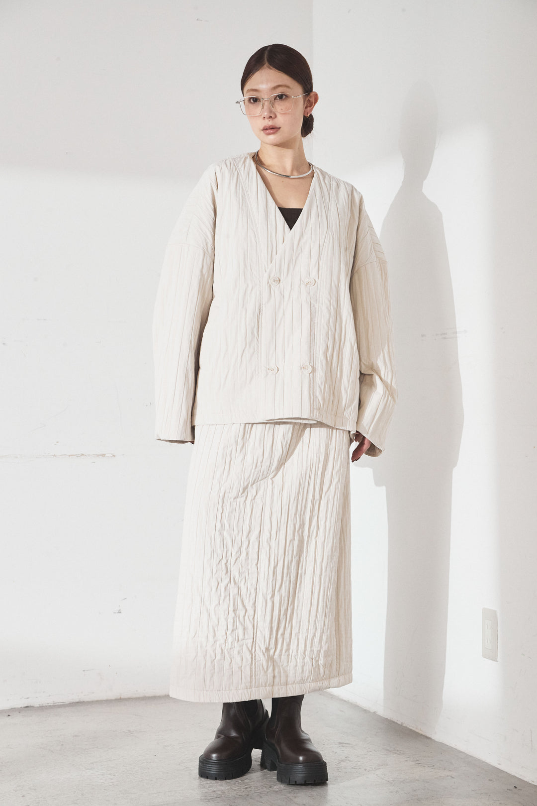 [SET]ワッシャーアウタースカートSETUP