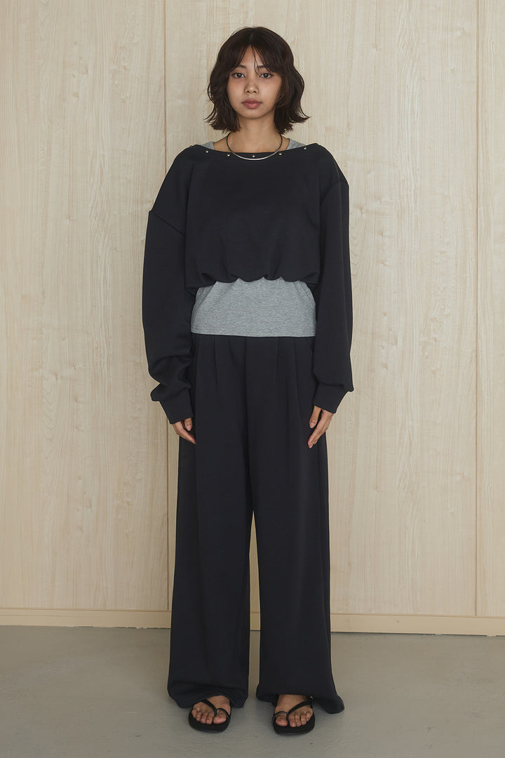 [SET]レイヤード見えスウェットSETUP