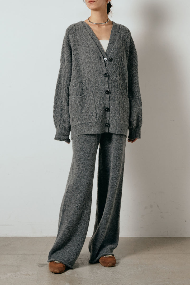 [SET]3ピースフロントボタンニットSETUP