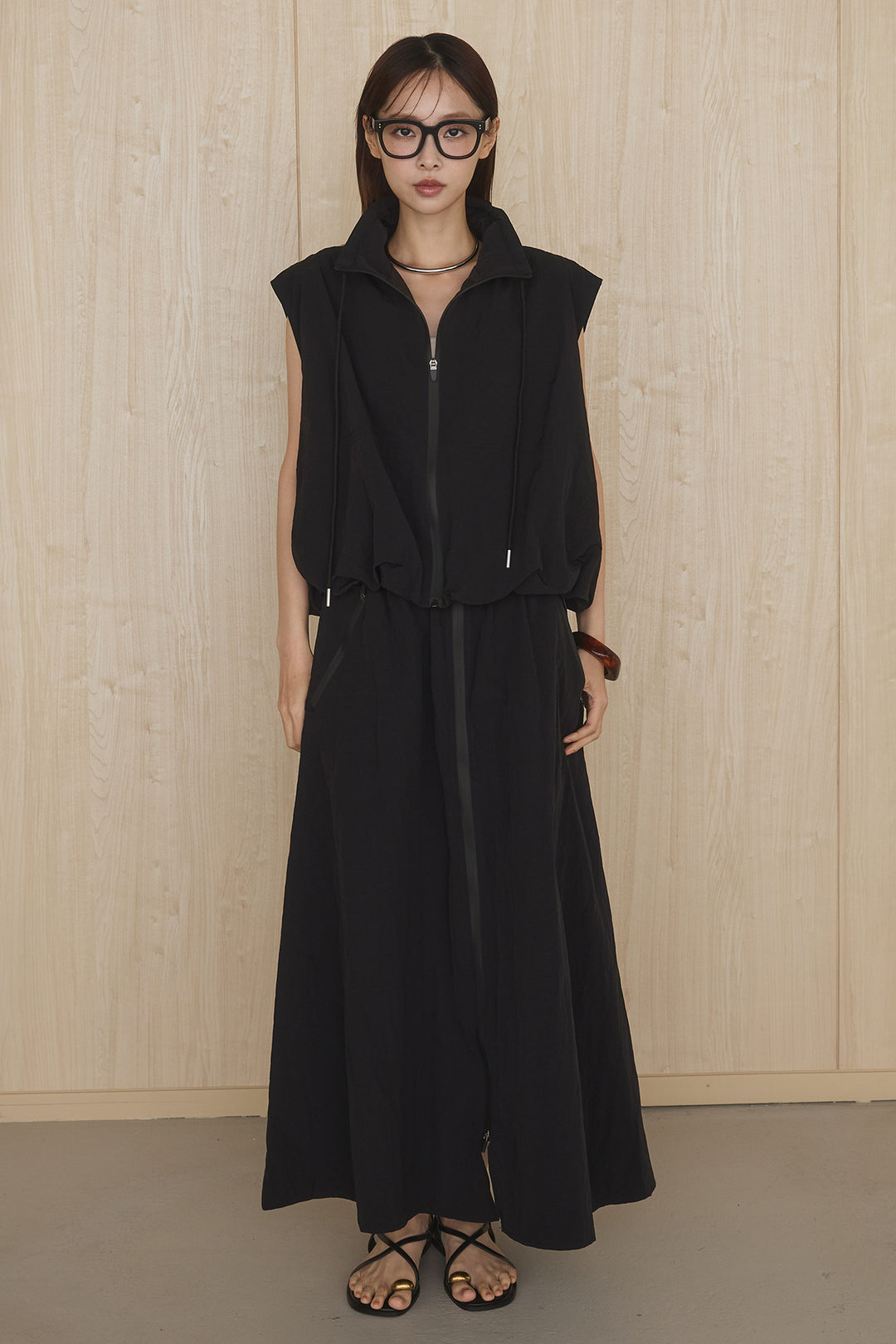 [SET]センタートリムベストスカートSETUP