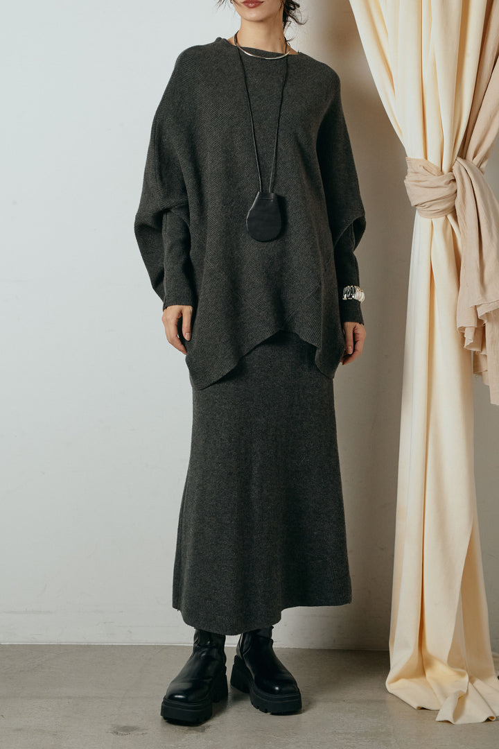 [SET]ドルマンニットスカートSETUP