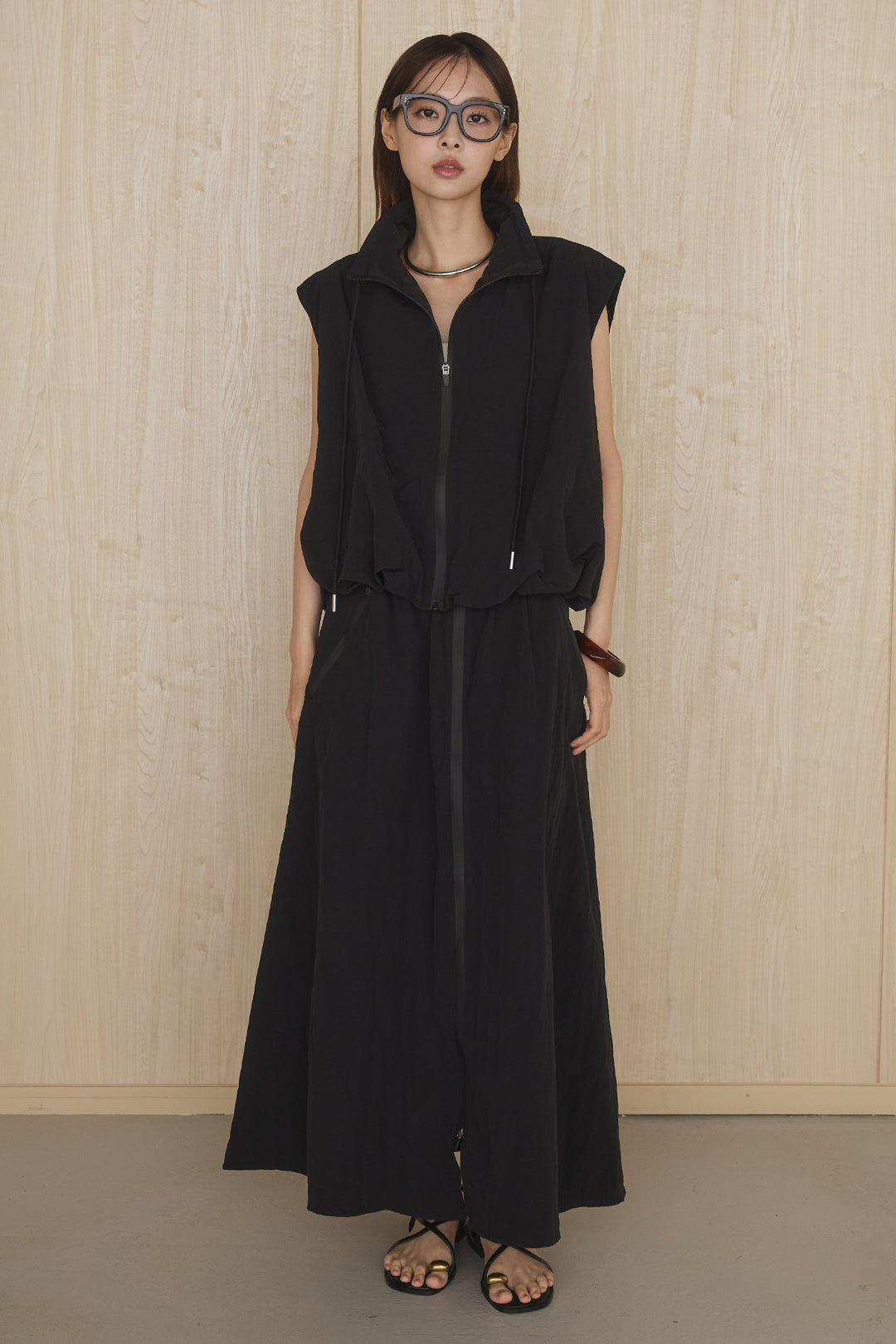 [SET]センタートリムベストスカートSETUP