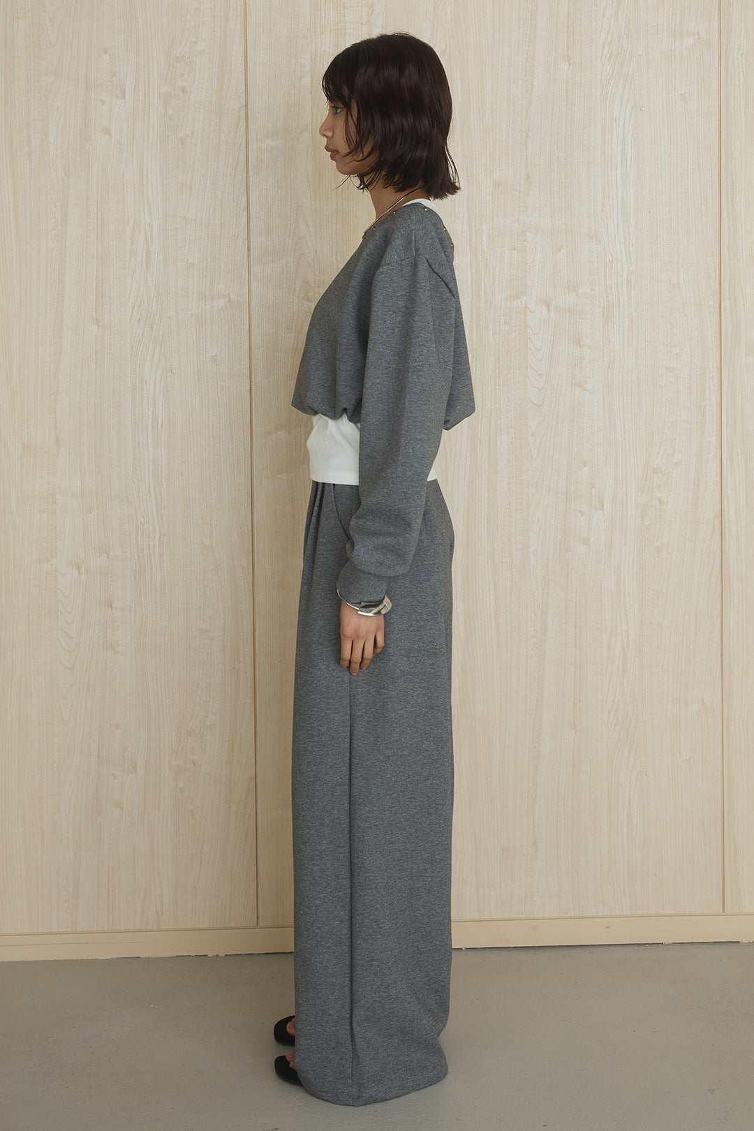 [SET]レイヤード見えスウェットSETUP