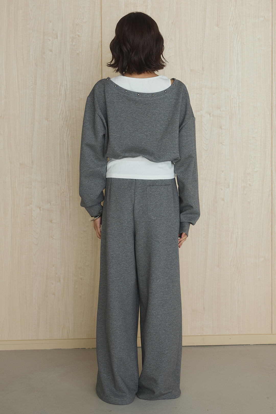 [SET]レイヤード見えスウェットSETUP