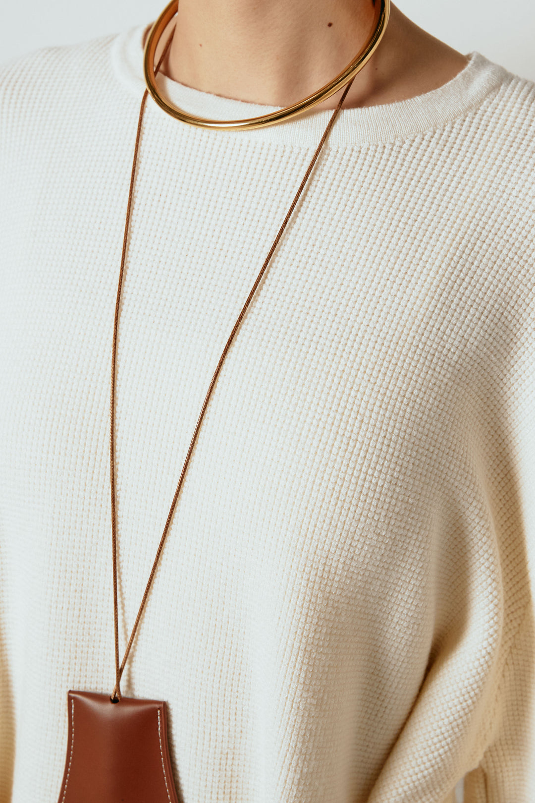 [SET]ウエスト巻きワッフルニットSETUP