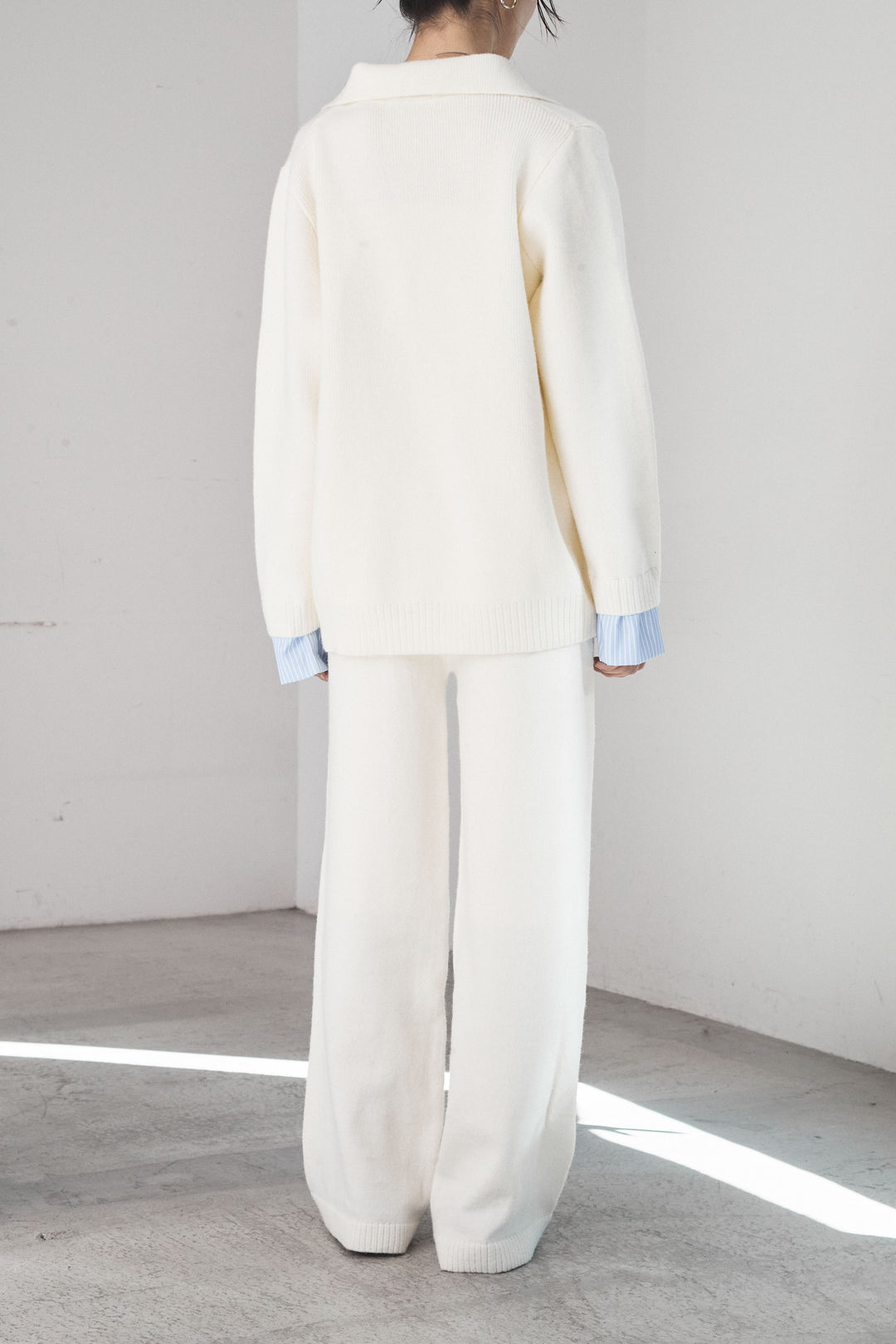 【着回しセット】[SET]ストライプドッキングニットポロSETUP+ストライプドッキングニットポロSETUP(2set)