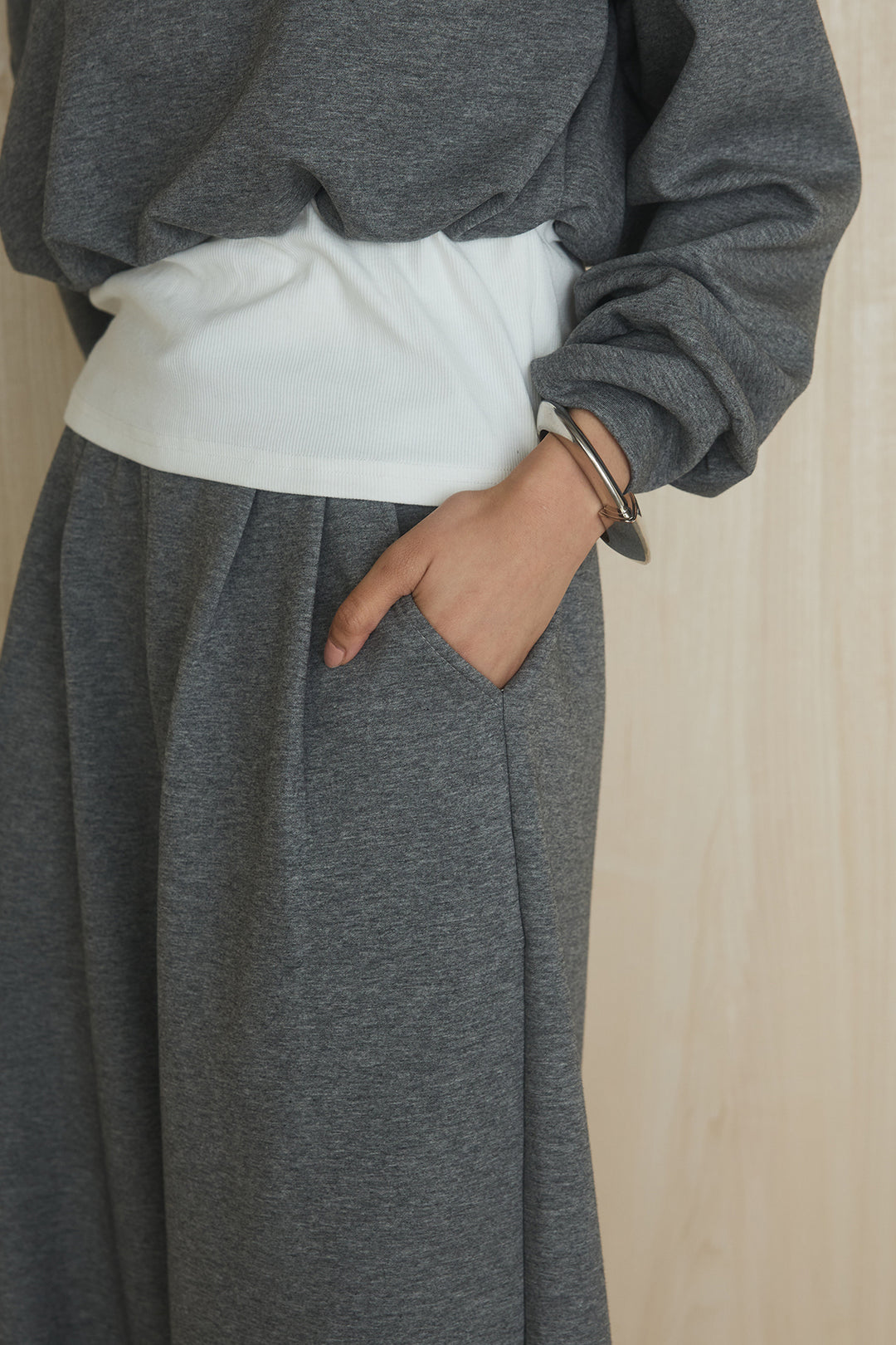 [SET]レイヤード見えスウェットSETUP