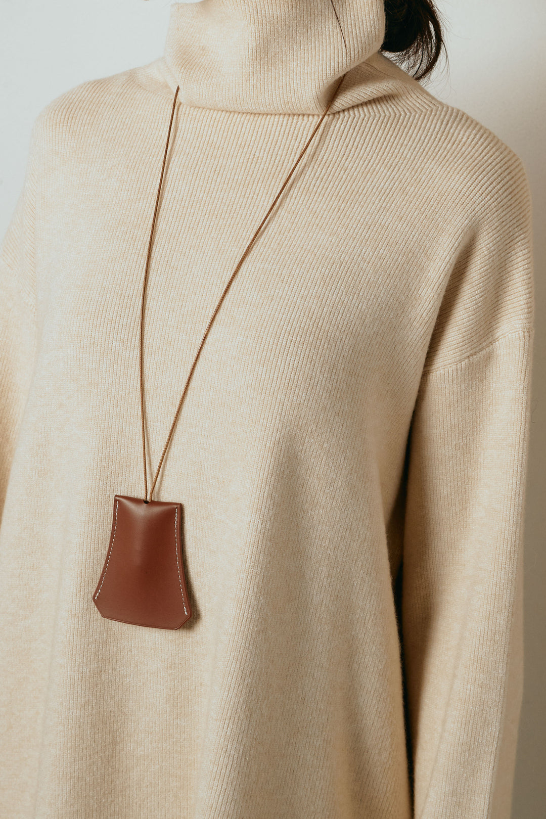 [SET]裾アシンメトリーニットSETUP