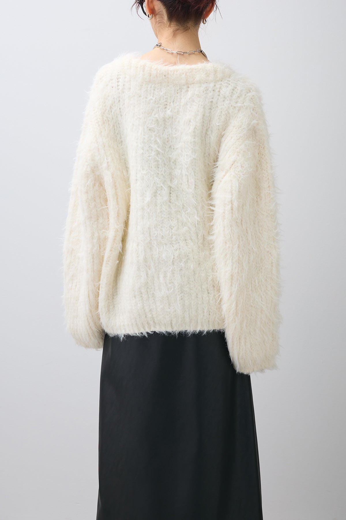 シャギーニットカーディガン – ESICA