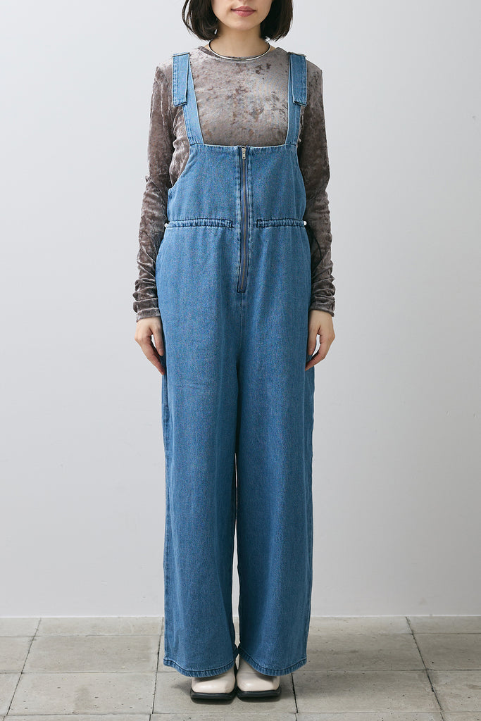 即納】ライトオンスデニムウエストドロストサロペット – ESICA