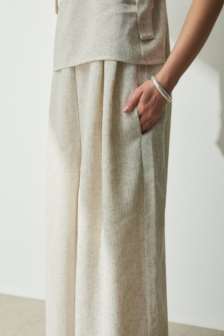 [SET]シャーリングシアータンクxリブタンクSET+ツイードライクケープサロペット(2set)